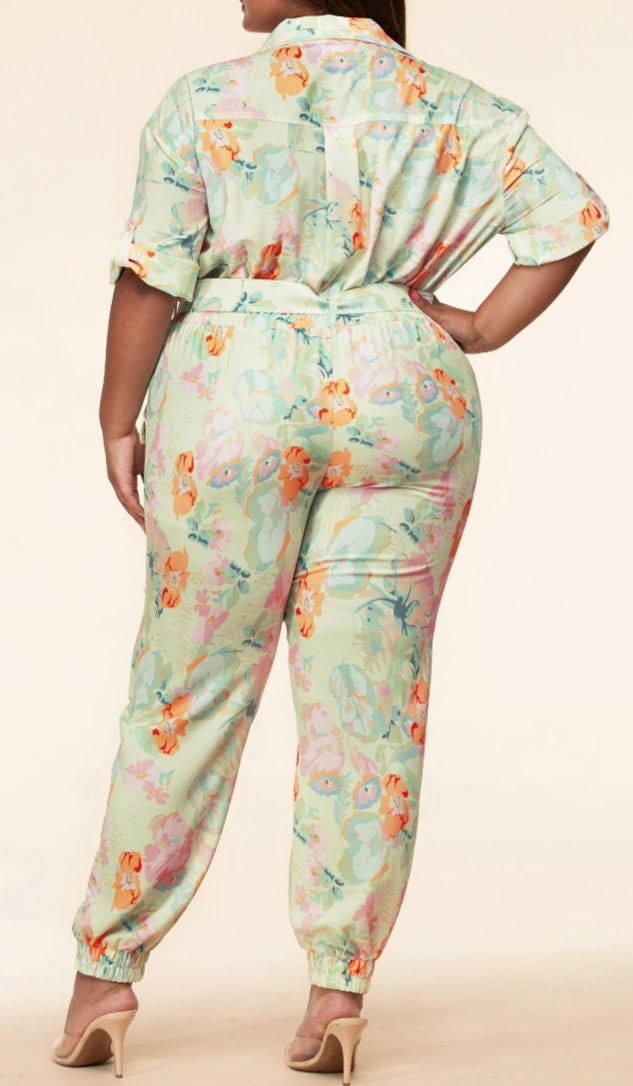 Give Me My Flowers Jumpsuit Curvy